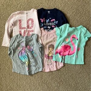 3T Colorful Kids Graphic T-Shirts Bundle, Various Brands